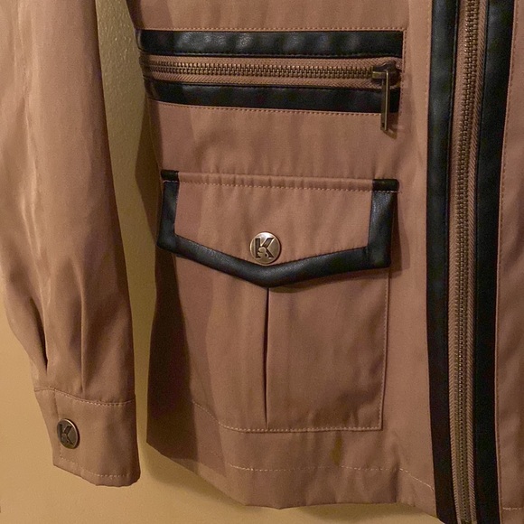 Karl Lagerfeld brown utility jacket/coat - Picture 4 of 8